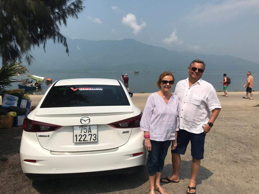 Stop at Lap An lagoon from Hue to Hoi An by private car