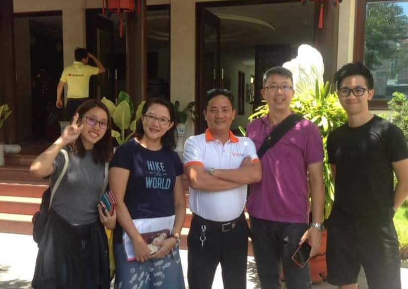 Welcome travelers at Danang hotel