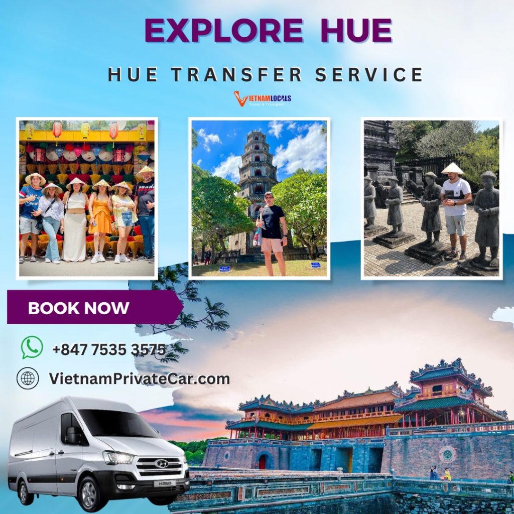Explore Hue by Da Nang private cab transfer